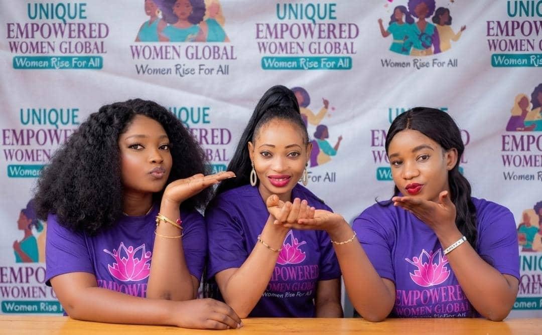UEWG team in branded shirts